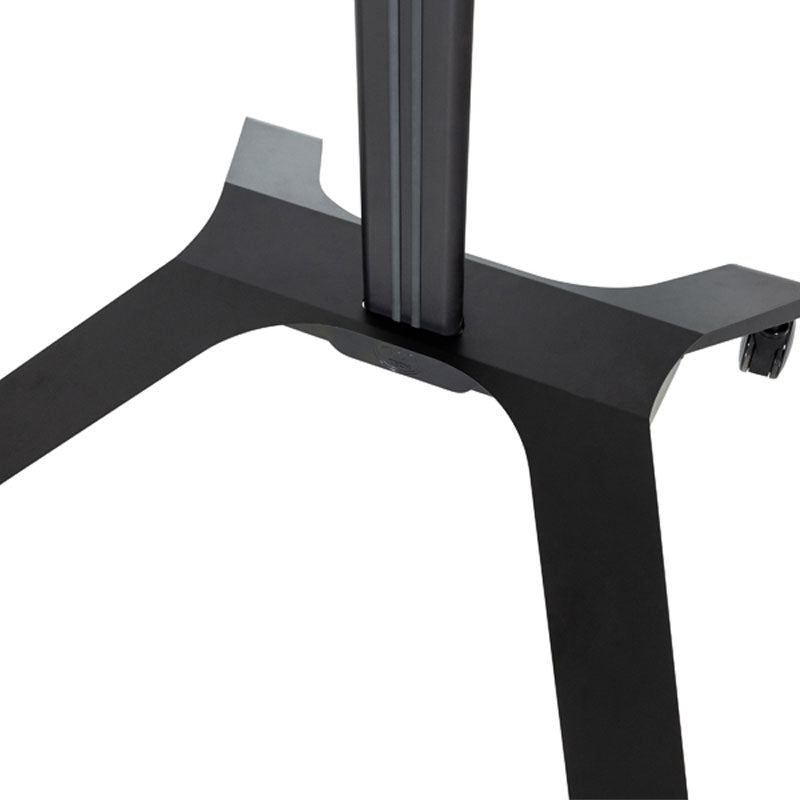 B-Tech Large Rotating TV Cart BT8566/BB, mobile display stand floor base in close-up