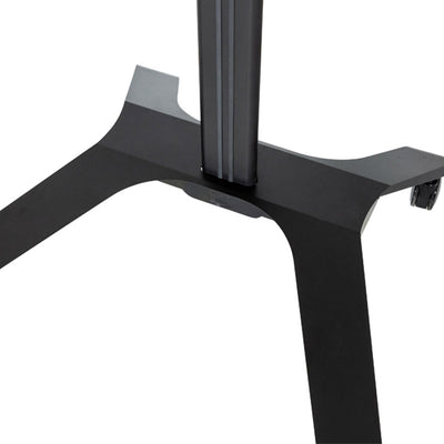 B-Tech Large Rotating TV Cart BT8566/BB, mobile display stand floor base in close-up