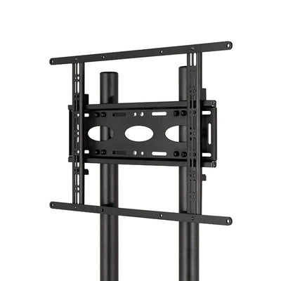 B-Tech Extra Large TV Floor Stand BT8573/BB, dual-post display stand mounting frame front view