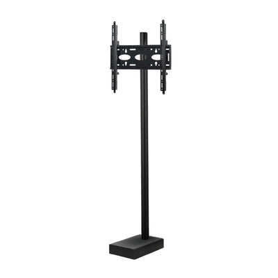 B-Tech Large Pole Mounted Bolt-Down TV Stand (Retractable, Black) BT8577/B