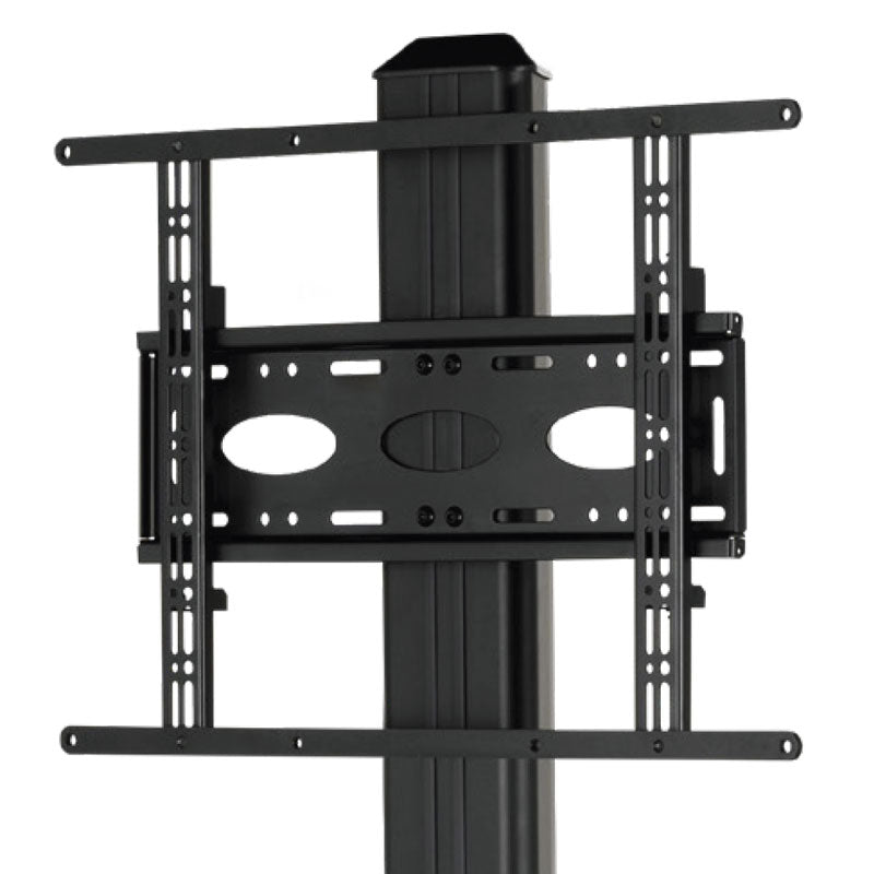 B-Tech Large TV Floor Stand BT8582/BB, display floor stand mounting bracket front view