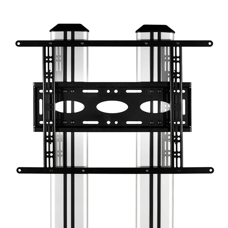 B-Tech Extra Large TV Floor Stand BT8583/BB, dual-pole display mounting plate rear view