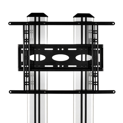 B-Tech Extra Large TV Floor Stand BT8583/BB, dual-pole display mounting plate rear view
