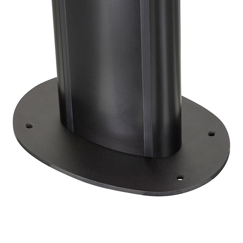 B-Tech Mode-AL Premium Large Bolt Down TV Stand BT8704/B, floor base plate mounting detail