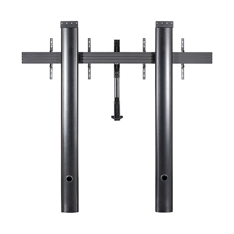 B-Tech Mode-AL Premium Floor-To-Wall Dual Screen VC Stand BT8710/B