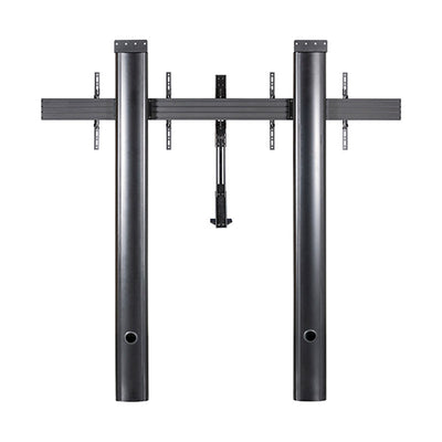 B-Tech Mode-AL Premium Floor-To-Wall Dual Screen VC Stand BT8710/B