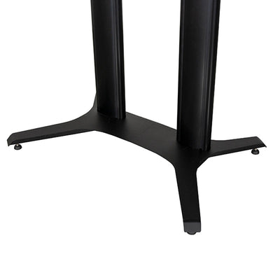 B-Tech Mode-AL Premium Freestanding Dual Screen VC Stand BT8712/B, dual-column display stand base view