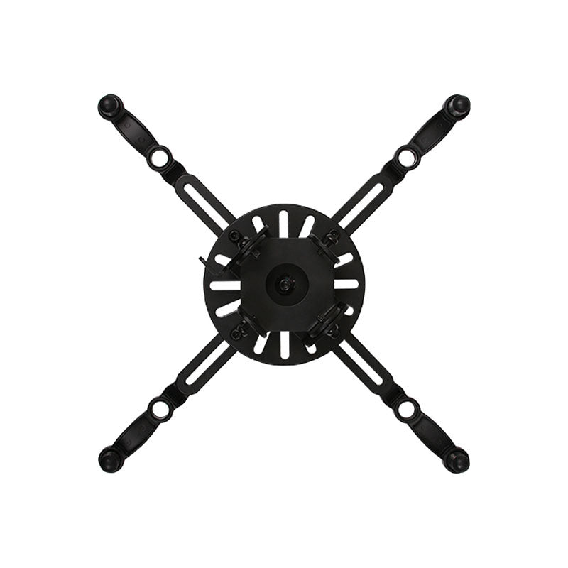 B-Tech System 2 Univ Projector Ceiling Mount BT899-FD300/B, universal projector mount top view