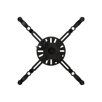 B-Tech System 2 Univ Projector Ceiling Mount BT899-FD300/B, universal projector mount top view
