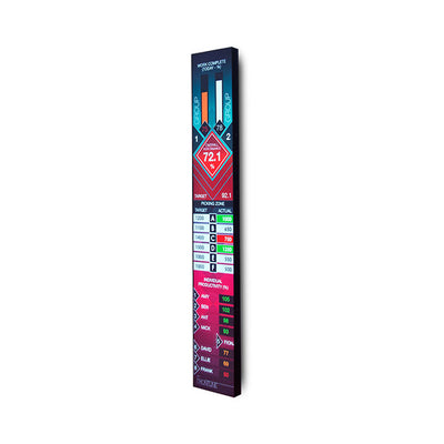 B-Tech System X Ultra-Stretch Signage Mount BT9906/B, portrait digital sign panel installed