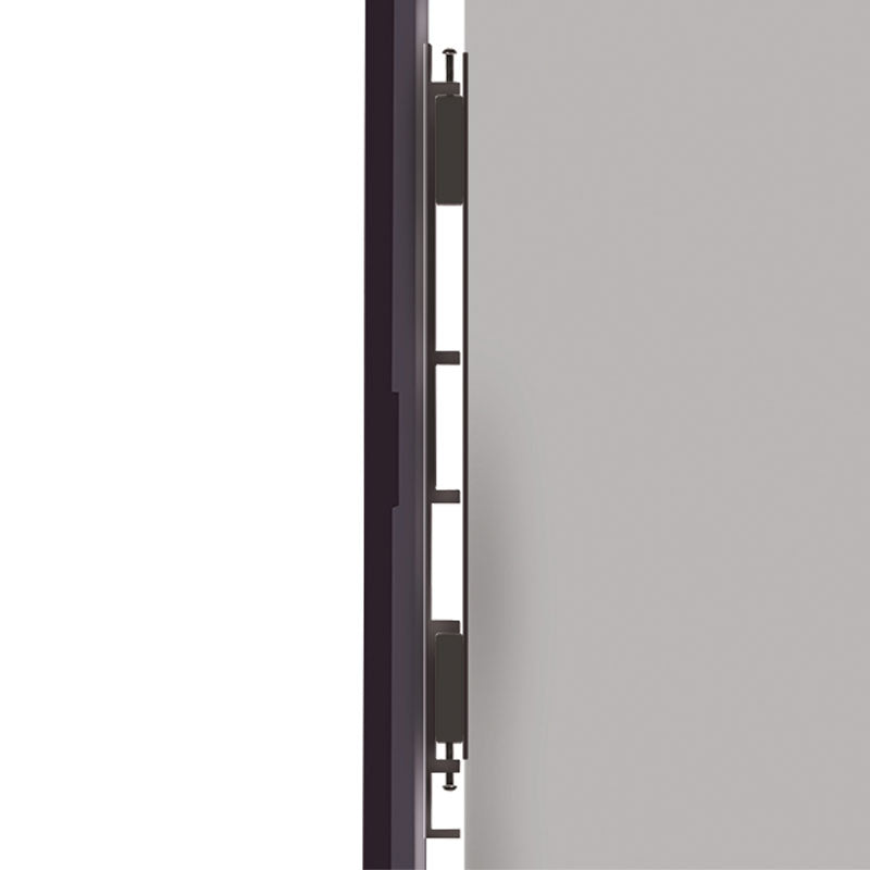 B-Tech System X Ultra-Stretch Signage Mount BT9906/B, mounted screen in a slim side profile