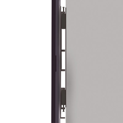 B-Tech System X Ultra-Stretch Signage Mount BT9906/B, mounted screen in a slim side profile