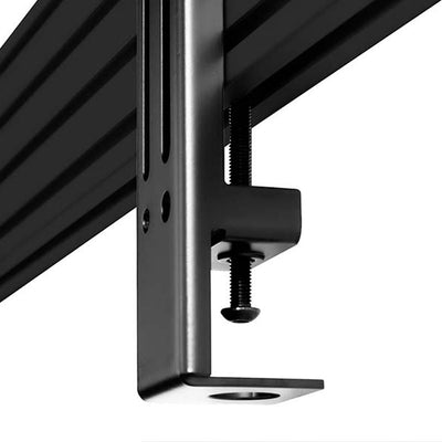 B-Tech System X Heavy Duty XXL TV Wall Mount BT9920/B, monitor rail lower adjustment screw close-up
