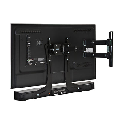 B-Tech Universal Soundbar Speaker Mount BTV914/B, TV lift mechanism rear view