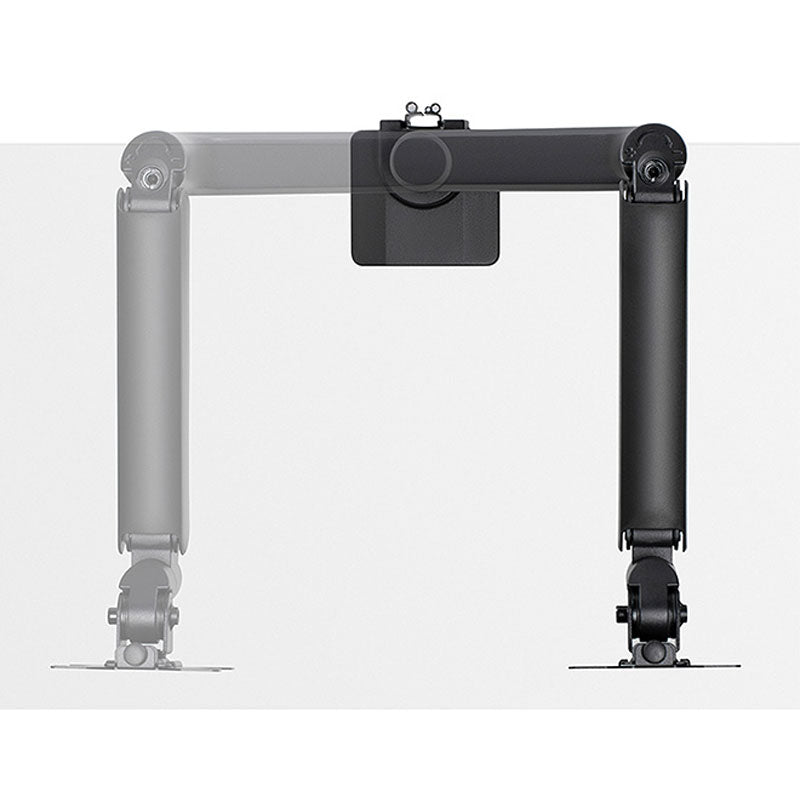 B-Tech Neomounts Full Motion Desk Mount DS70-450BL1, gas-spring monitor arm range of motion
