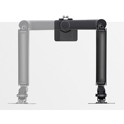 B-Tech Neomounts Full Motion Desk Mount DS70-450BL1, gas-spring monitor arm range of motion