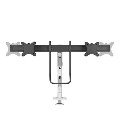 B-Tech Neomounts Full Motion Desk Monitor Arm DS75S-950WH2, triple-monitor crossbar width adjustment