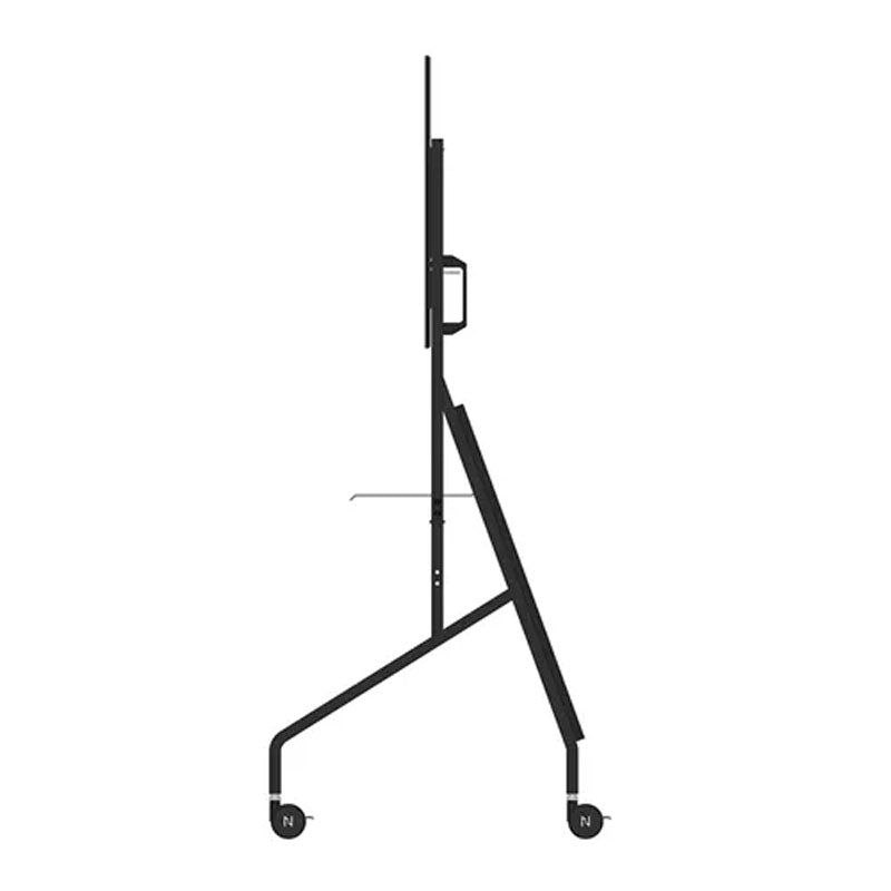 B-Tech Neomounts Large Mobile TV Floor Cart FL50-525BL1, mobile interactive display cart side view