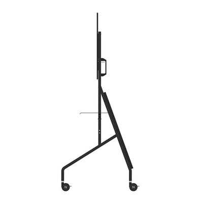 B-Tech Neomounts Large Mobile TV Floor Cart FL50-525BL1, mobile interactive display cart side view