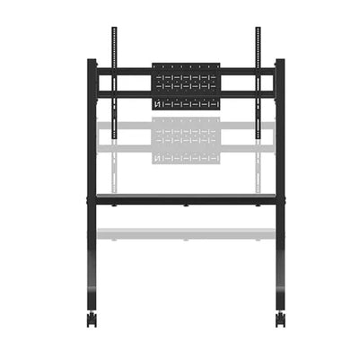 B-Tech Neomounts Large Mobile TV Floor Cart FL50-525BL1, mobile interactive display cart height positions