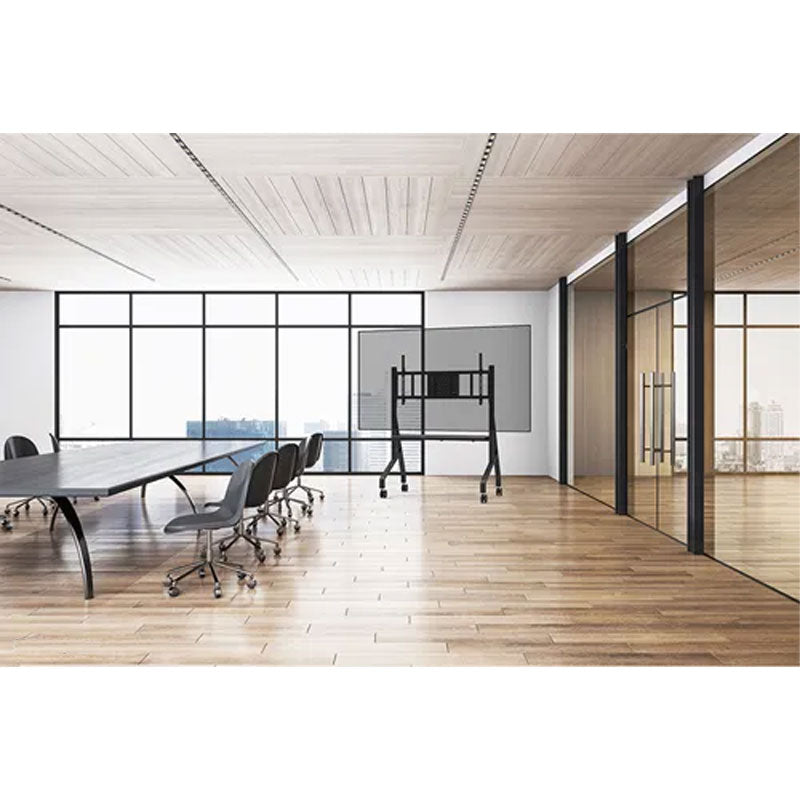 B-Tech Neomounts Extra Large Mobile TV Floor Cart FL50-575BL1, mobile display stand in conference room