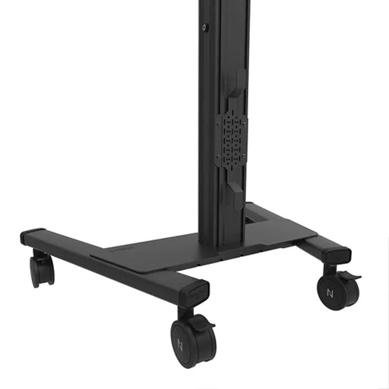 B-Tech Neomounts Large Mobile TV Floor Stand FL50S-825BL1, mobile display stand wheeled base detail