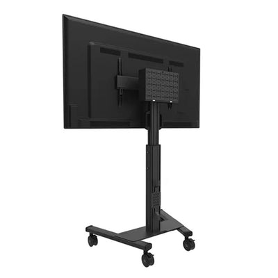 B-Tech Neomounts Large Mobile TV Floor Stand FL50S-825BL1, mobile display stand rear left view