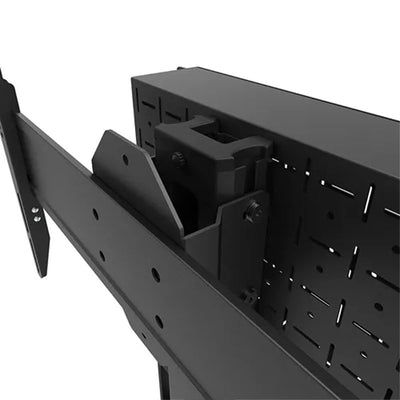 B-Tech Neomounts Large Mobile TV Floor Stand FL50S-825BL1, mobile display stand equipment tray mounting bracket detail
