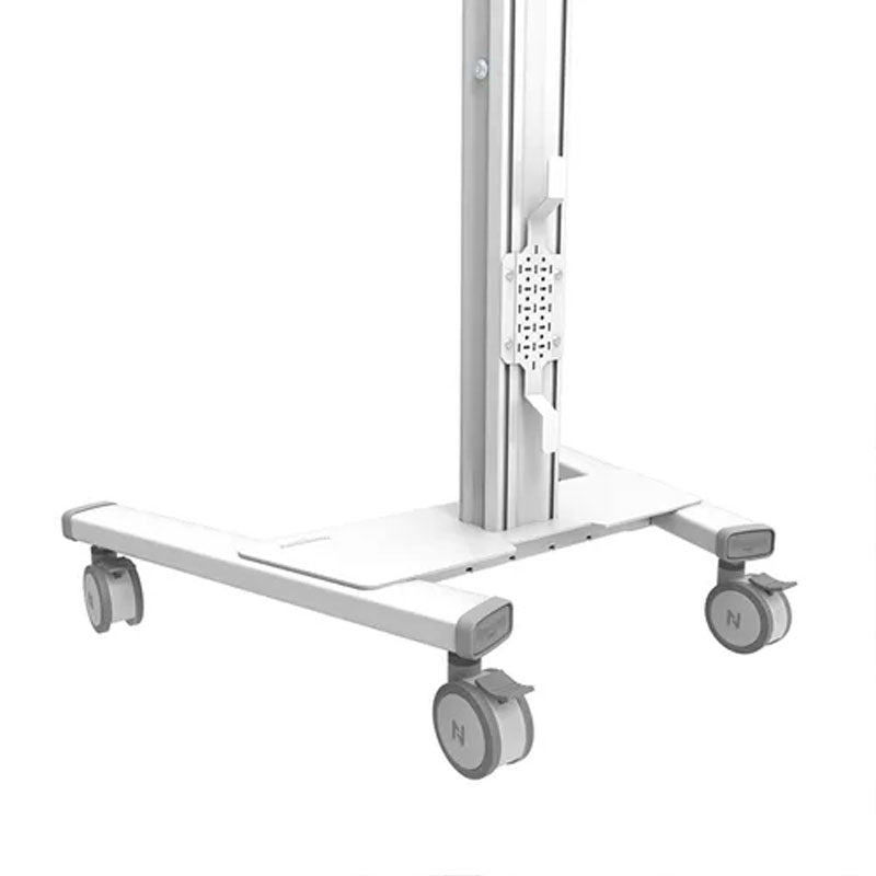 B-Tech Neomounts Large Mobile TV Floor Stand FL50S-825WH1, mobile cart caster base
