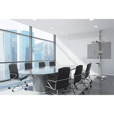 B-Tech Neomounts Large Mobile TV Floor Stand FL50S-825WH1, mobile display cart in conference room