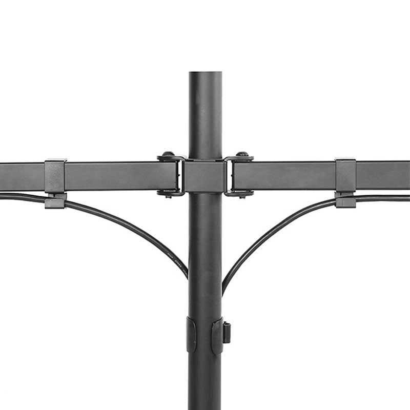 B-Tech Neomounts Full Motion Desk Mount FPMA-D550BLACK, monitor arm crossbar rear view