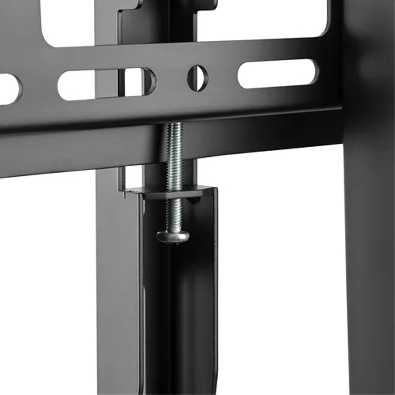 B-Tech Neomounts Extra Large Mobile TV Floor Cart NS-M4000BLACK, display cart height-adjustment fastener detail