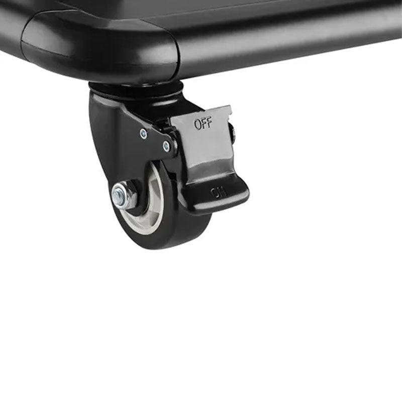 B-Tech Neomounts Extra Large Mobile TV Floor Cart NS-M4000BLACK, caster brake detail