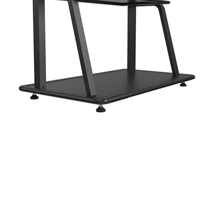 B-Tech Neomounts Extra Large Mobile TV Floor Cart NS-M4000BLACK, display cart base with leveling feet