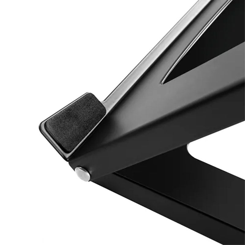 B-Tech Neomounts Foldable Laptop Stand NSLS075BLACK, laptop riser rubber foot detail