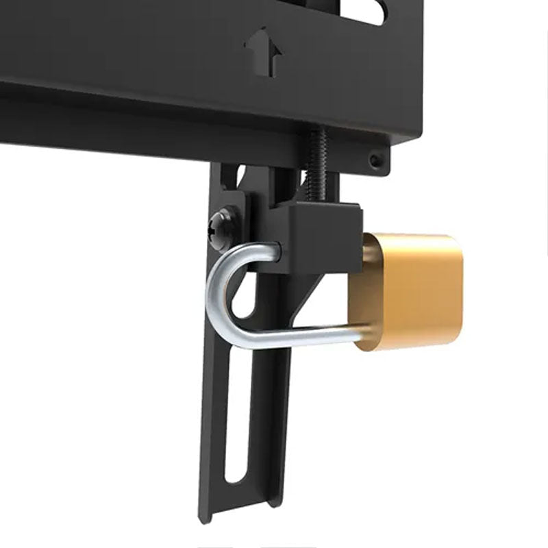B-Tech Neomounts Medium Fixed TV Wall Mount WL30-350BL12, padlock security detail