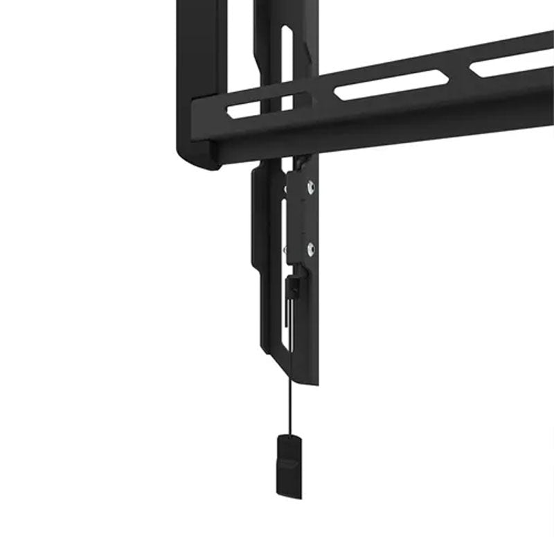 B-Tech Neomounts XL Fixed TV Wall Mount WL30-550BL18, wall mount vertical bracket and release-cord close-up