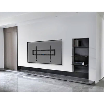 B-Tech Neomounts XL Fixed TV Wall Mount WL30-550BL18, fixed wall mount installed in living room