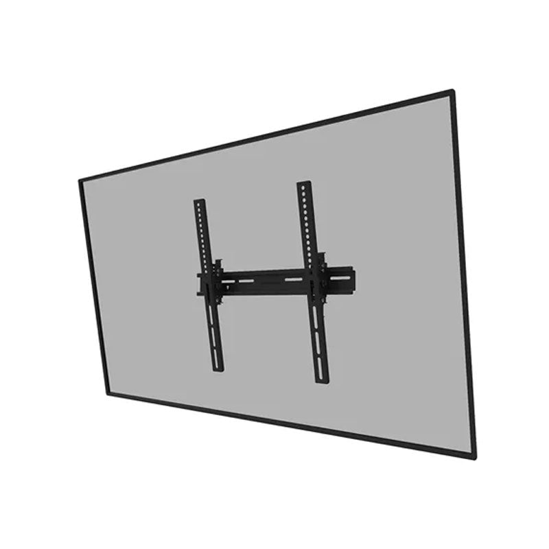 B-Tech Neomounts Large Tilt TV Wall Mount WL35-350BL14, tilting TV wall mount installed behind display