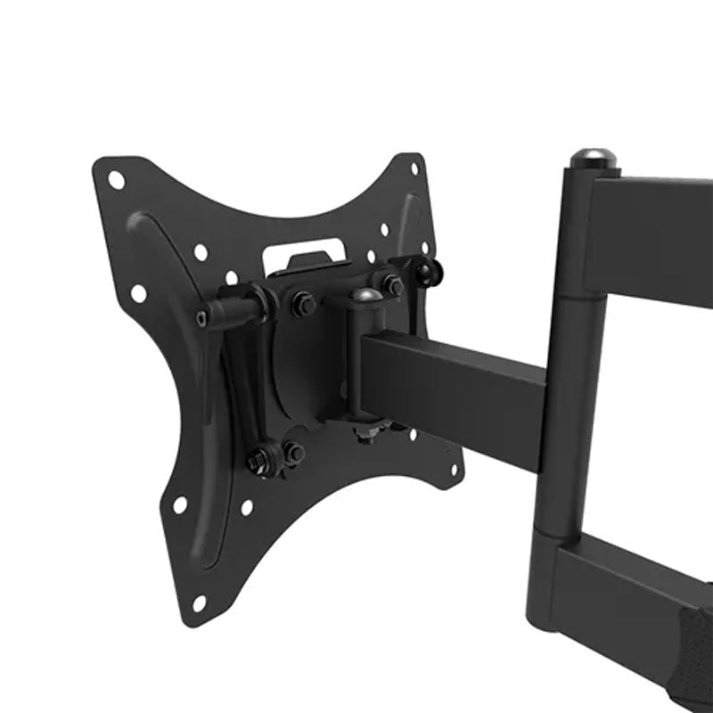 B-Tech Neomounts Medium Full Motion TV Wall Mount WL40-550BL12, articulating wall mount left three-quarter view