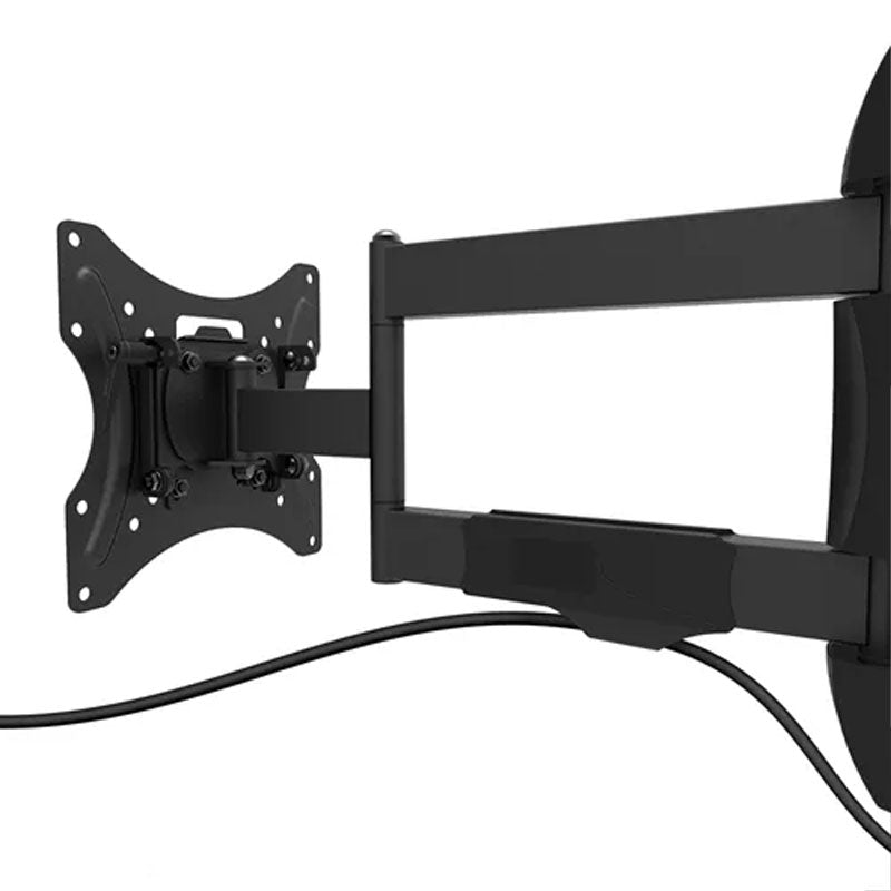 B-Tech Neomounts Medium Full Motion TV Wall Mount WL40-550BL12, articulating wall mount cable routing detail