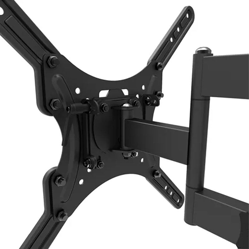 B-Tech Neomounts Large Full Motion TV Wall Mount WL40-550BL14, articulating wall mount adjustment joint left close-up