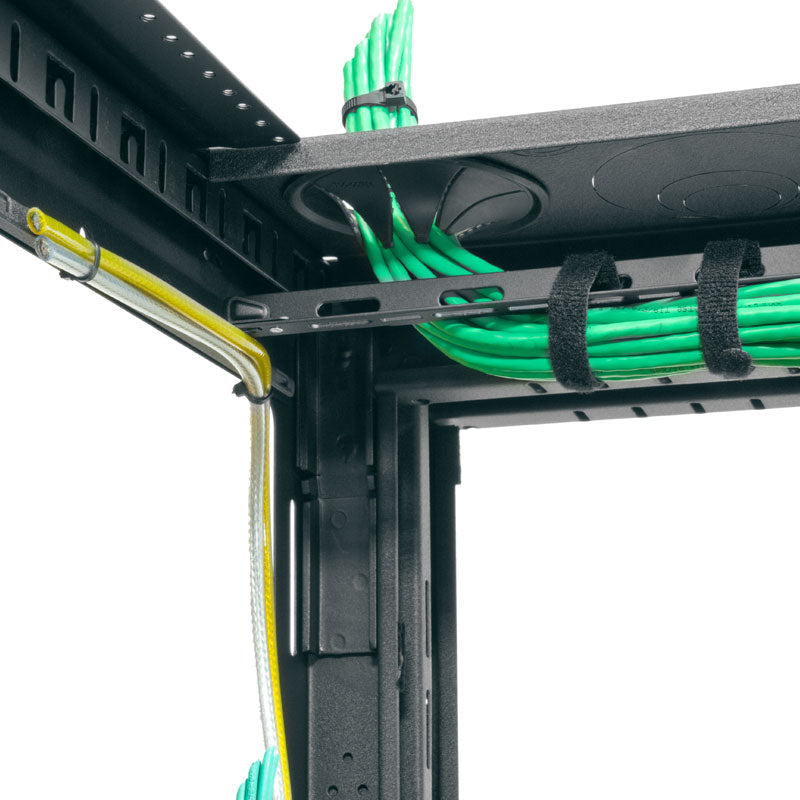 Middle Atlantic Stand Alone Rack BGR-19SA-27, overhead cable routing detail