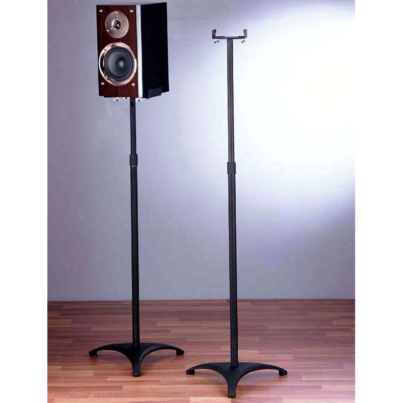 VTI BL Series 29-54 inch Adjustable Height Clamp Style Speaker Stands (Black) BLE201