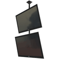 Crimson Dual VESA Ceiling Mount for Two 32-55 inch Screens (Black) C2K55V