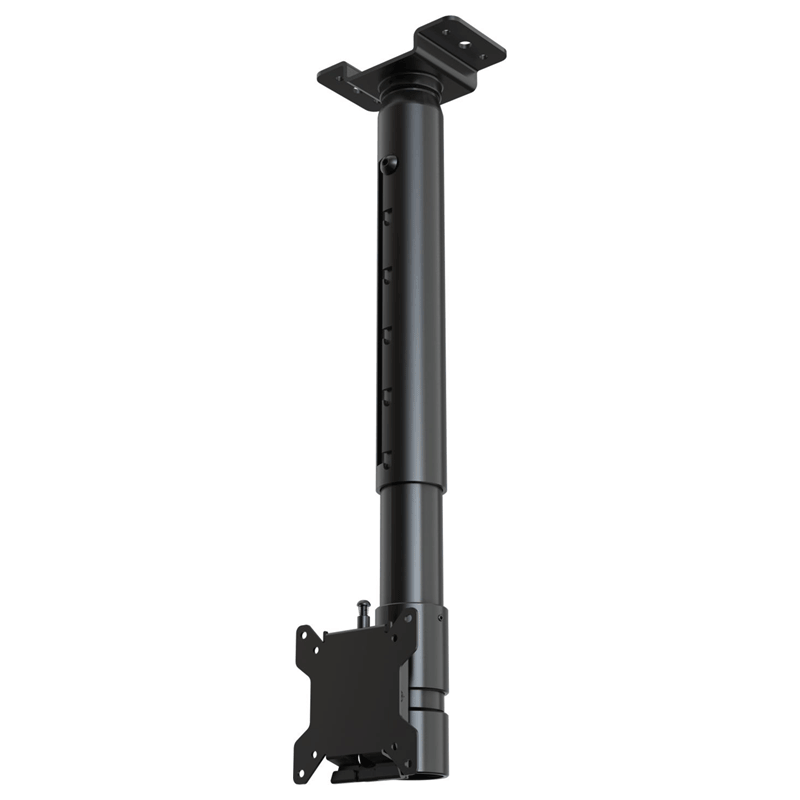 Crimson Adjustable Height VESA Ceiling Mount with 12-18 inch Drop for 13-32 inch Screens (Black) C32-18A