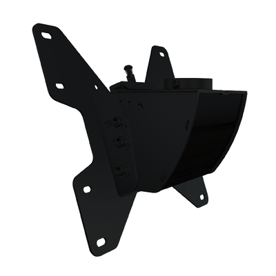 Crimson Medium TV Ceiling Mount Lower Assembly C37, compact ceiling display mount angled view