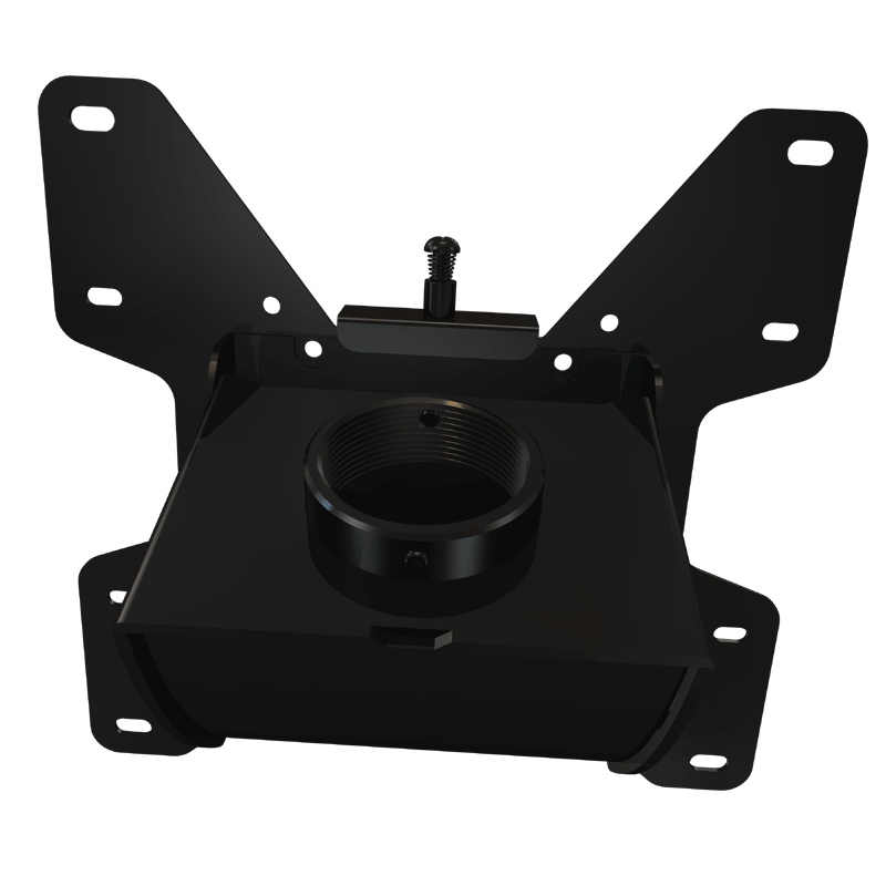 Crimson Medium TV Ceiling Mount Lower Assembly C37, compact ceiling display mount bottom adapter view