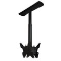 Crimson Adjustable Height Dual VESA Ceiling Mount with 2-3 ft Drop for 13-40 inch Screens (Black) C37D-36A