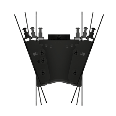 Crimson Medium Adj Height TV Ceiling Mount C37D-36A, projector mounting bracket installed underside view